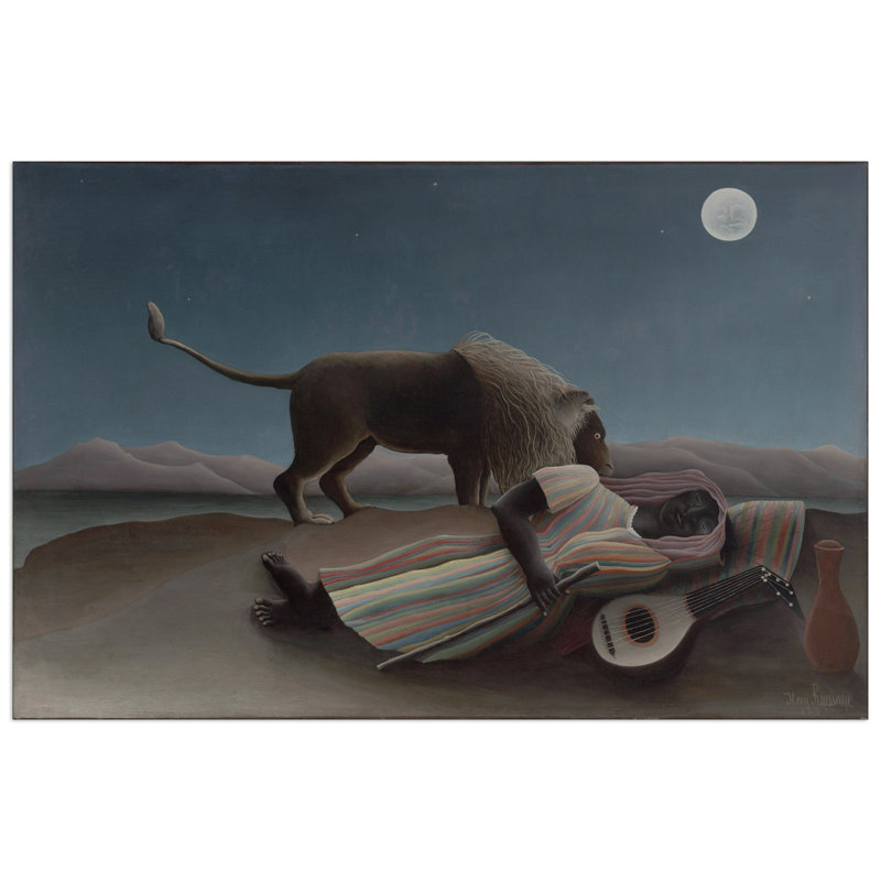 Henri Rousseau - No Frame Print on Wood