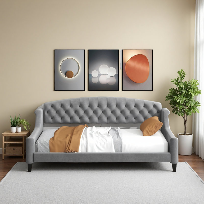 Lit de jour Modern Luxury, Gris