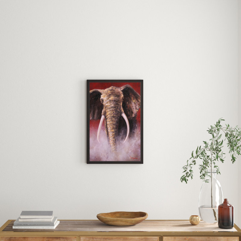 Bergerac - Single Picture Frame Painting, 61cm H x 41cm W x 3.81cm D