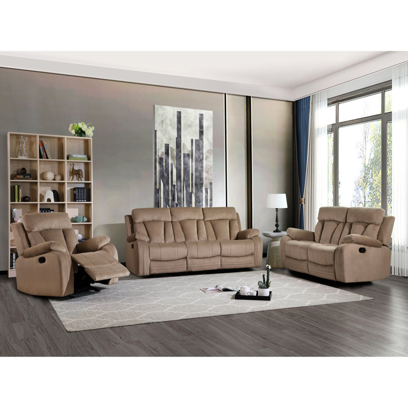 Transitionnel avec support lombaire, housse en tissu de microfibre, rembourrage en mousse de bois franc, 8 ressorts, base en acier inoxydable avec housse de support beige - cadre séché au four, ressort sinueux,