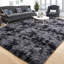 Tapis à poil long Antonije Tie Dye-454456058-454456036