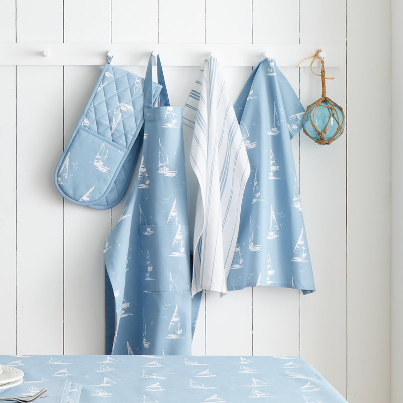 Salcombe Boats Cotton Kitchen Double Oven Glove