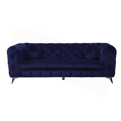Blue Velvet Sofa