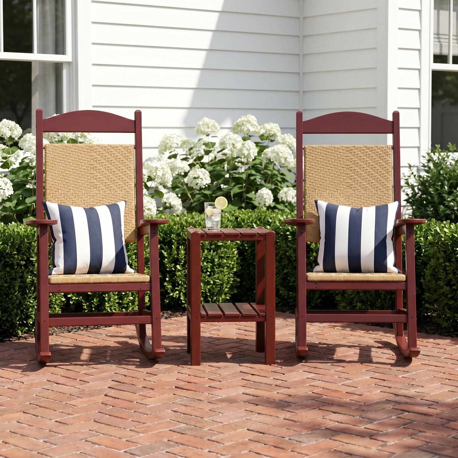 POLYWOOD® Rocker 2-Person Patio Seating Group