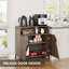 Armoire de rangement avec portes et tablettes - Buffet moderne avec rangement-684880866