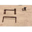 Grand tapis moderne à motif primitif