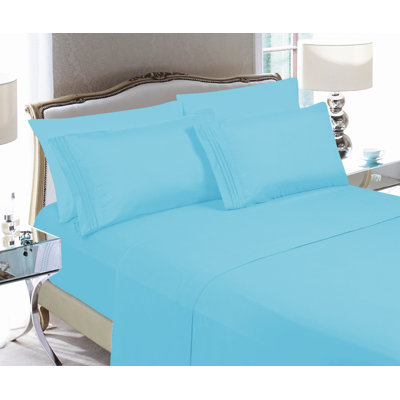 Ensemble de draps en microfibre avec drap-housse à poche profonde