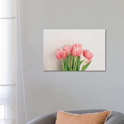 Spring Tulips by Chelsea Victoria - Wrapped Canvas Print