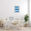«Blue Denim Brush Strokes Glam», art textuel-59974411-59974414