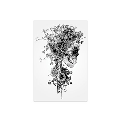 Skull B&W by - Print