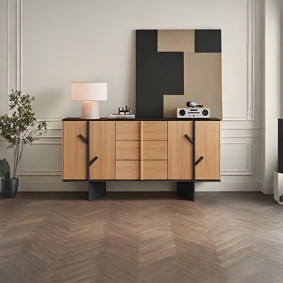 Armoire de rangement en ardoise pour le salon