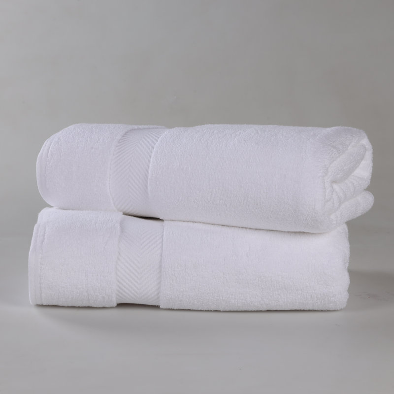 Rane Plush Cotton Bath Sheet, White