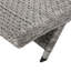 CRETE WICKER CHAISE LOUNGE