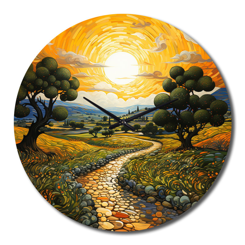 Horloge murale Vangogh, Grand