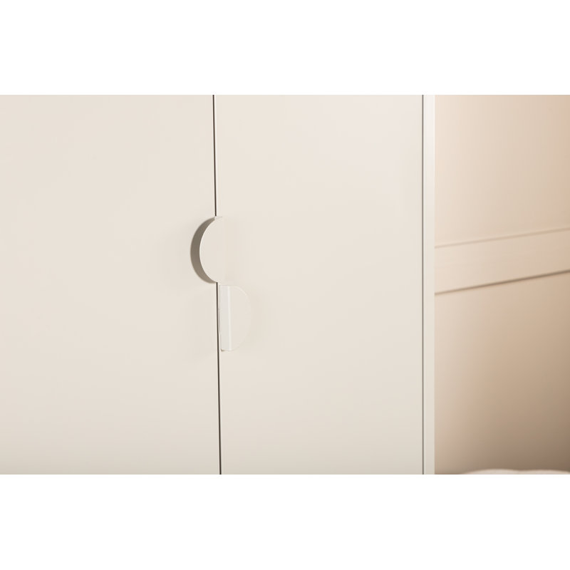 Arnolde 2 Door Steel Wardrobe, Beige