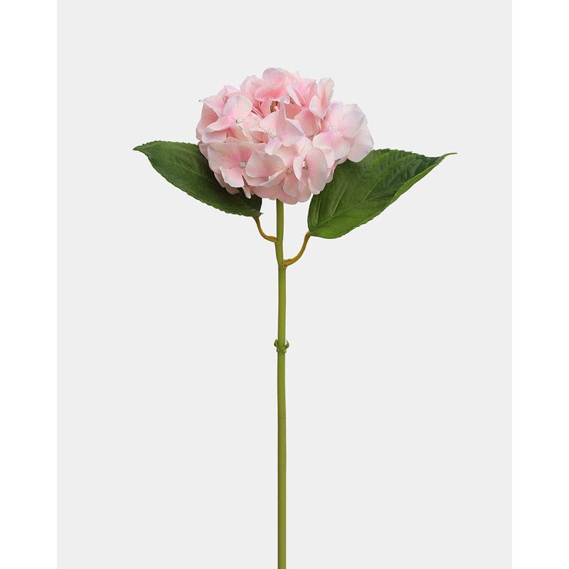Real Touch Blue Hydrangea 18”, Pink, 18.5" H x 5" W