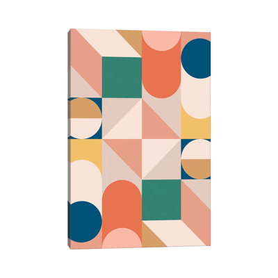 «Modern Geometric Lxxiiia», reproduction d'art graphique sur toile tendue