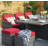 6 - Person Wicker Patio Dining Set with Rectangular Table , Cushions Included-93843004-93842994