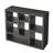 Open Wooden Open Shelf Bookcase, Freestanding Display Storage Cabinet with 7 Cube Storage Spaces, Floor Standing Bookshelf, Entryway, Living Room Storage Cabinet