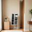 Armoire à bijoux avec miroir pleine longueur et base