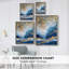 ABSTRACT Series CDX, reproduction encadrée - bois massif-859307007