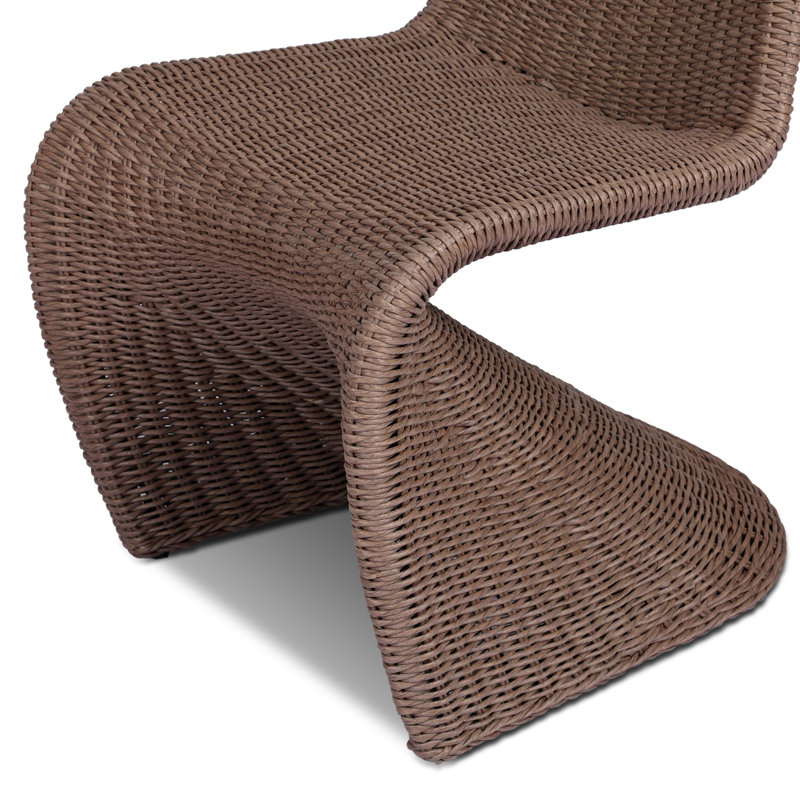 Portia Patio Chair, Tanned Weave