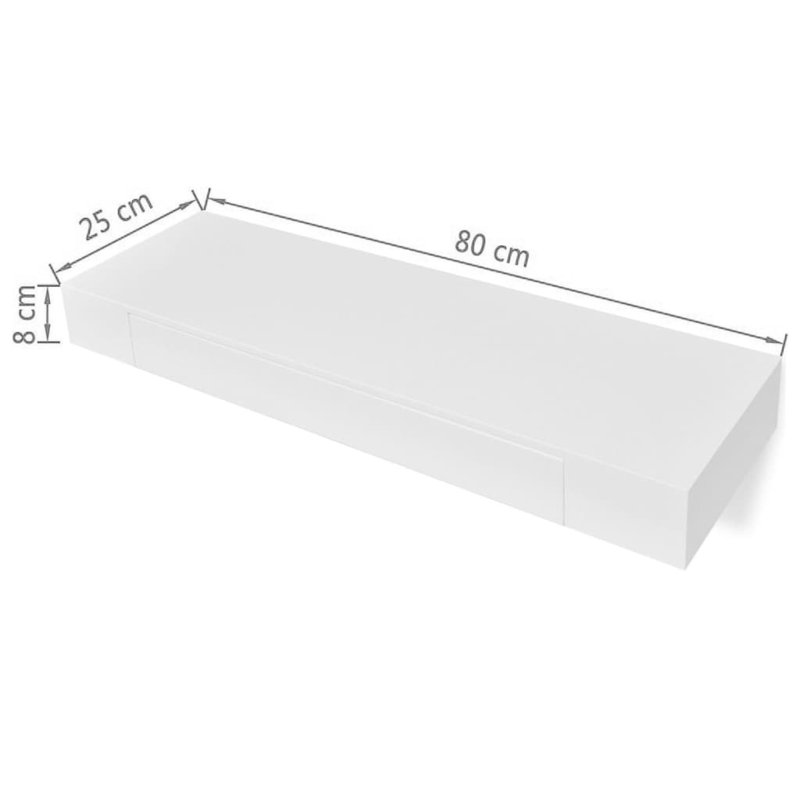 Jakera with Drawer, White