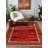 Mottos Oushak Red Oriental Machine Printed Cotton Polyester Area Rug-366026593