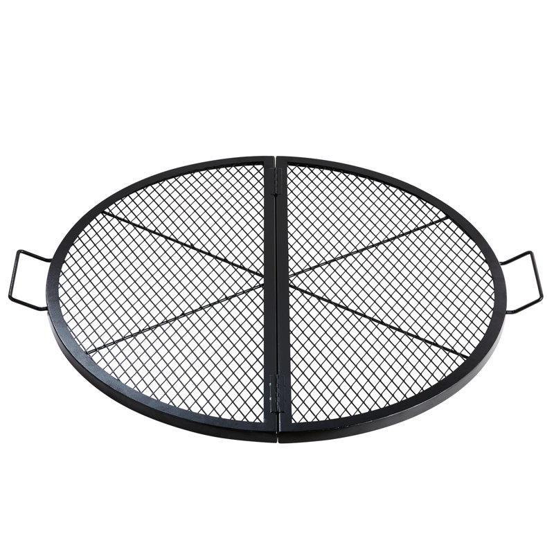 36 pouces en acier robuste pliable pour griller des œufs et du bacon