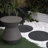 Magnesium Oxide Patio Table - 18.1"H Faux Accent Side Decorative 18.1" H For Outdoor Enjoyment