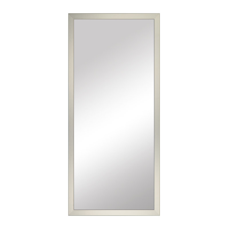 Collection Merrimack, miroir pleine longueur, miroir de vestiaire idéal, verre True Reflections, cadre en bois, adossé au mur ou au mur