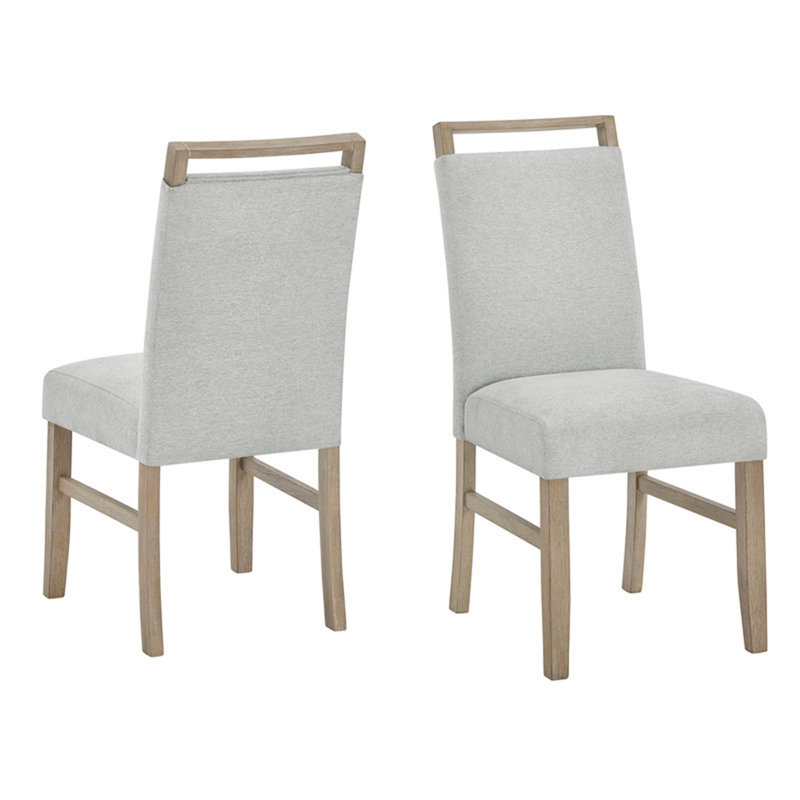 Ensemble de 2 chaises d'appoint Louisa