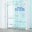 Porte de douche semi-cadre, porte de douche coulissante simple