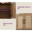 Armoire de rangement pour salle de bain 67 po avec boîte à mouchoirs 67 po-244110716