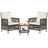 Carire 2 - Person Patio Conversation Set with Cushions
