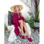 LOTUS LINEN - Peignoir léger en kimono gaufré-60579768-60579772