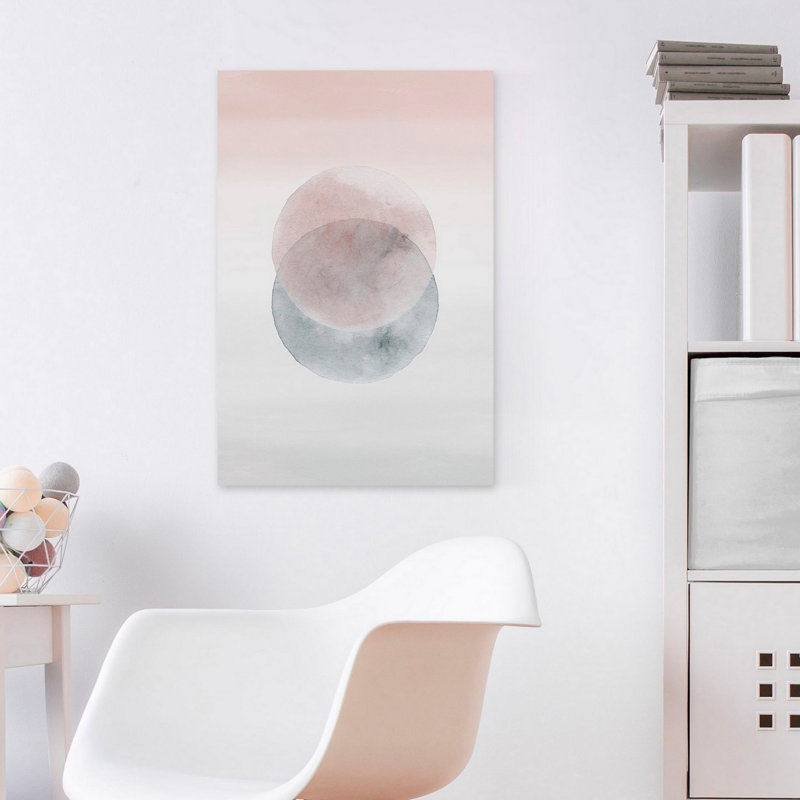 Waning Moons 1 Piece Wrapped Canvas Painting, 61cm H x 41cm W x 3.81cm D