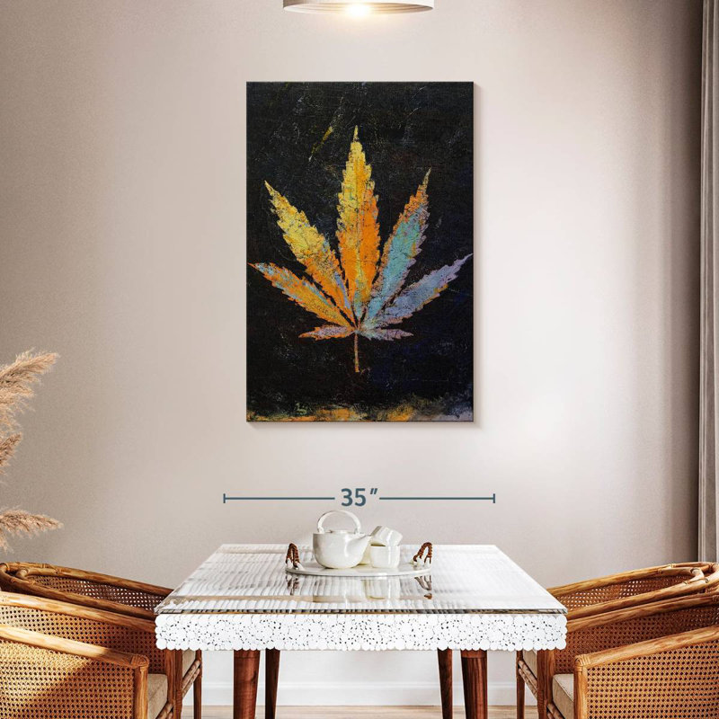 Cannabis, 45" H x 30" W