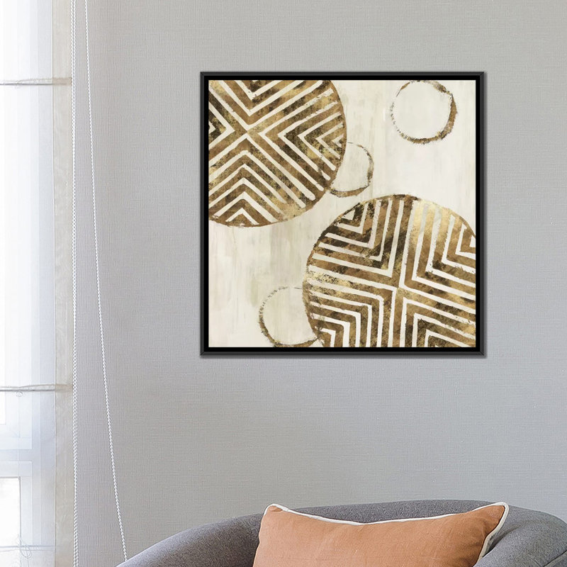 « africain composition », impression sur toile, H 26 po x l 26 po x P 1,5 po, Toile avec cadre noir, Pas de tapis