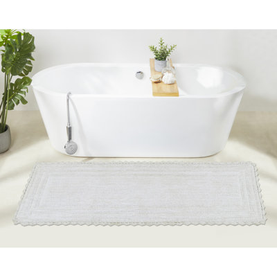 Tapis pour salle de bain 100% coton Rasika