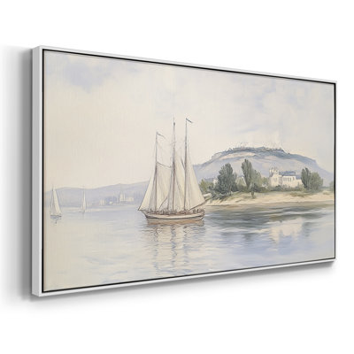 Série nautique-CL XXV- Toile tendue avec châssis tendue, prête à être accrochée