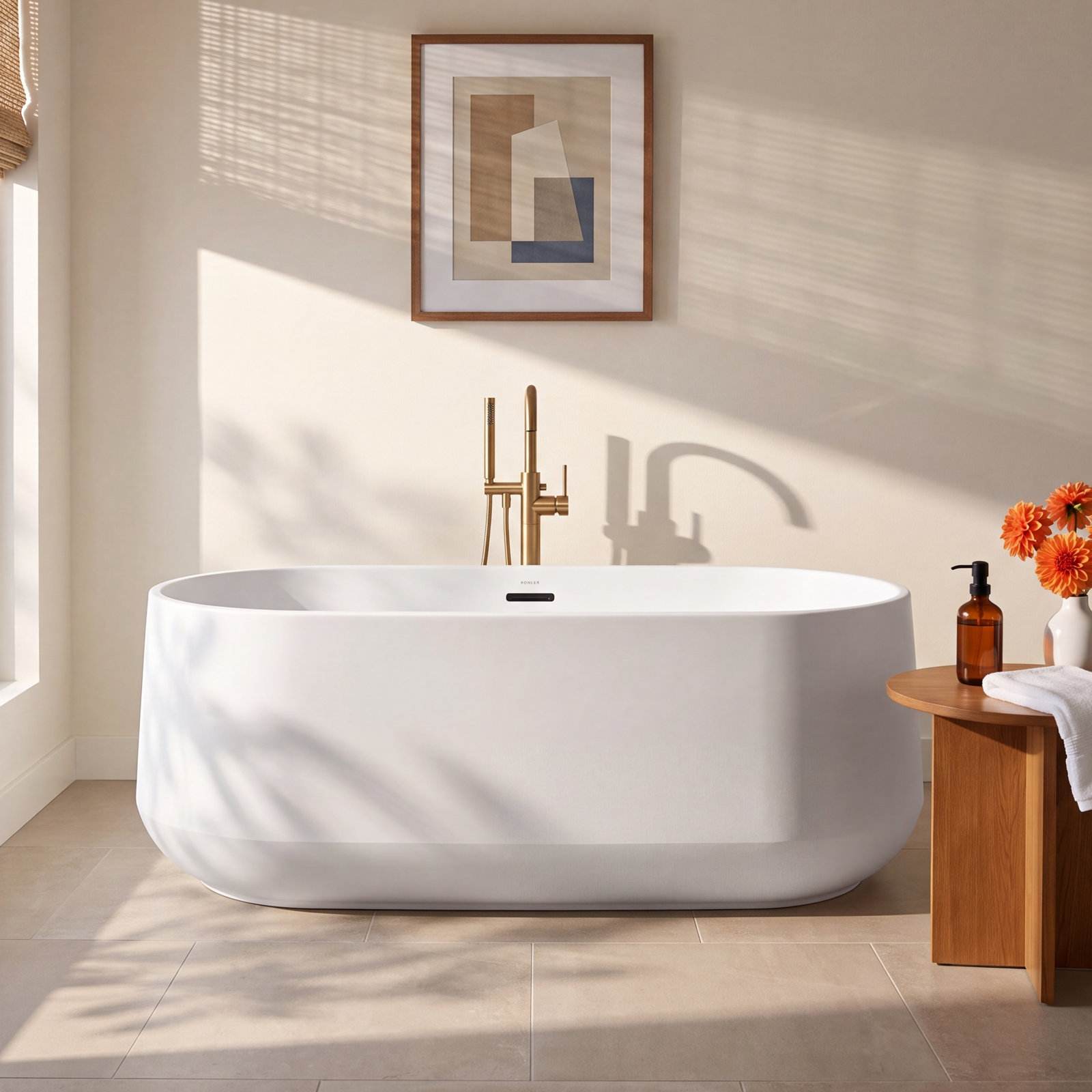 Ceric 60" Freestanding Soaking Bathtub