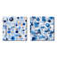 Ensemble de salon mural Crescentina - formes abstraites, ensemble de 2-102574420-102574425