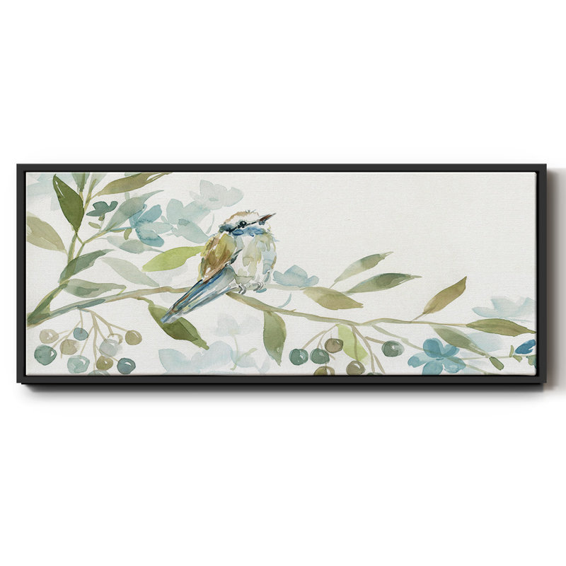 Début du printemps I - toile encadrée, H 12 po x l 30 po
