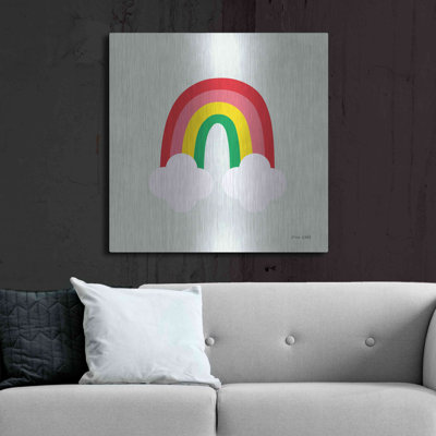 Bright Rainbow I' by Ann Kelle Designs, Metal Wall Art
