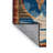 Machine Washable Nature Brown Area Rug