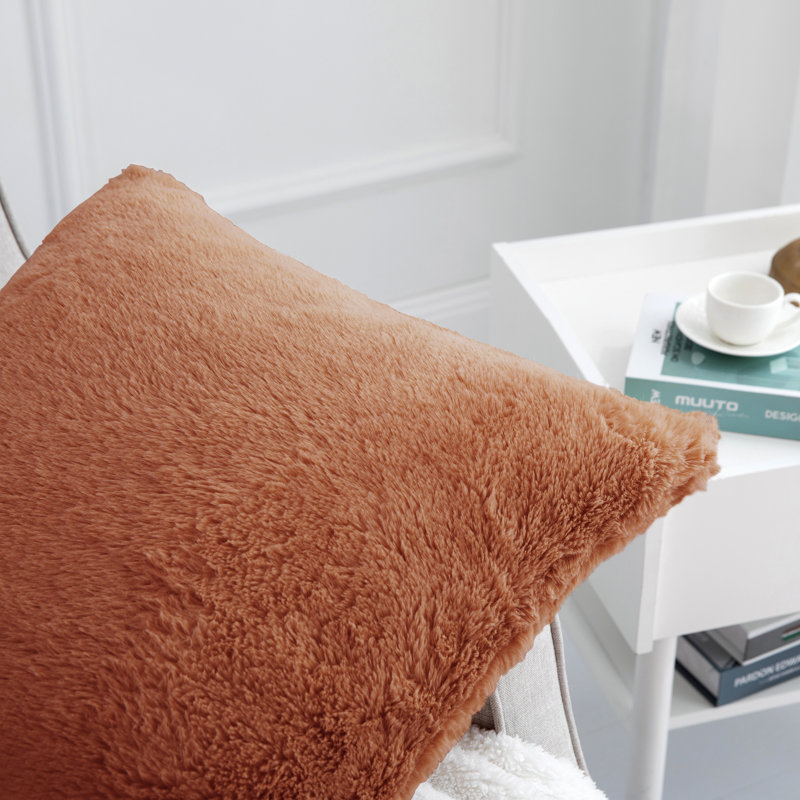 Square Cushion Cover, Umber