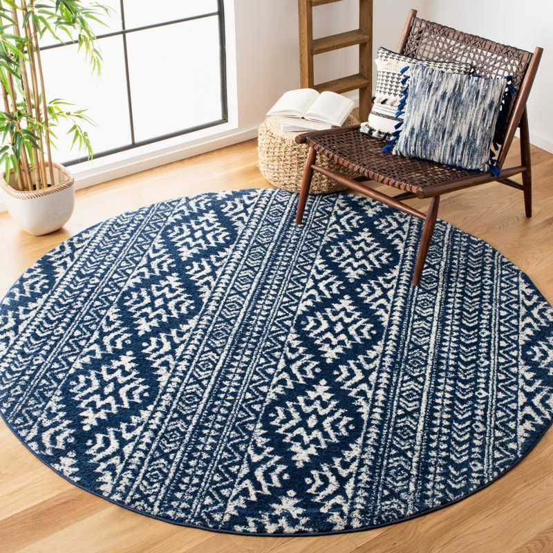 Remmers Tulum Performance Southwestern Rug, Round 3'