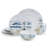 Mikasa Seaside Coastal Chip Resistant 12 Piece Dinnerware Set, Service For 4