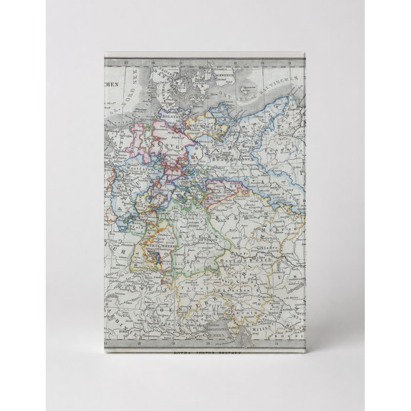 Art mural sur toile, "Ueberts", 14" W x 11" H